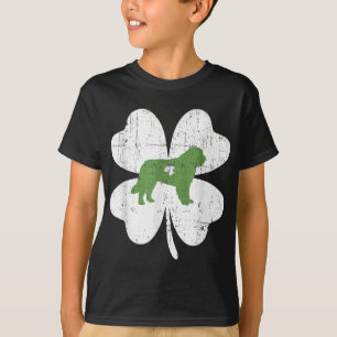 Camiseta Bernard St Patricks Day Lover Irish Shamrock Dog L