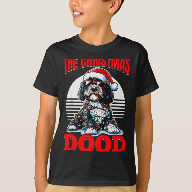 Camiseta Bernedoodle Christmas Dog Breed The Christmas Dood (Anverso)