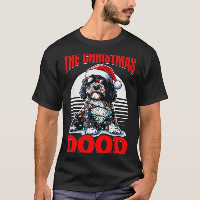 Camiseta Bernedoodle Christmas Dog Breed The Christmas Dood (Anverso)