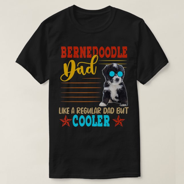 Camiseta Bernedoodle Dad Funny Definition Cooler Dog Sungla (Diseño del anverso)