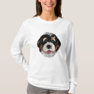 Camiseta Bernedoodle Dog Face