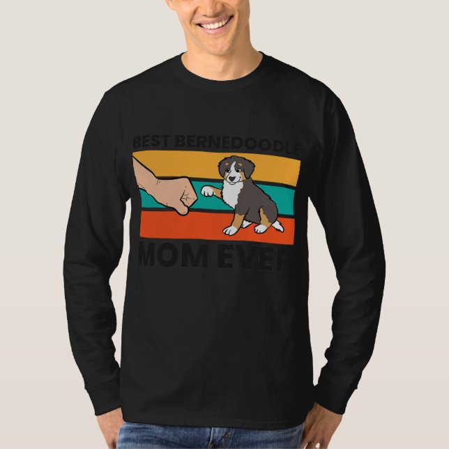 Camiseta Bernedoodle Dog Owner Best Bernedoodle Mom Ever (Anverso)