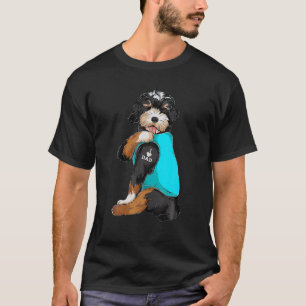 Camiseta Bernedoodle I Love Dad Tattoo Apparte, Dog Dad Gif