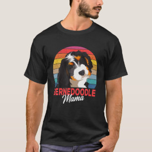 Camiseta Bernedoodle Mama Dog Mom Owner Funny Womens Gift