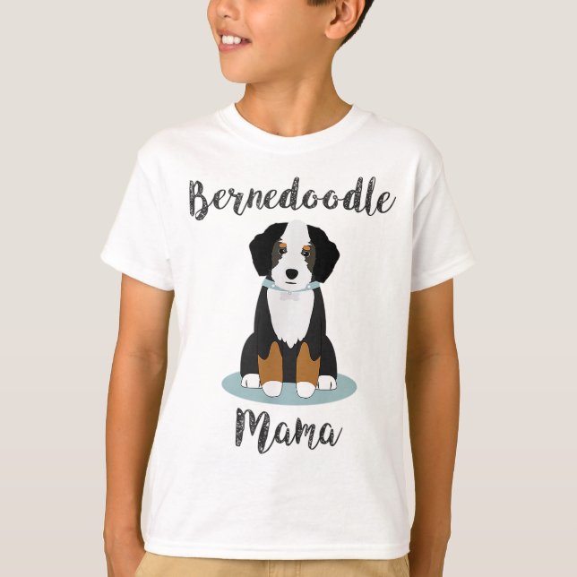 Camiseta Bernedoodle Mama - Doodle Doodle Dog Lover (Anverso)
