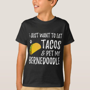 Camiseta Bernedoodle Taco Lover Cinco de Mayo Perro Mamá