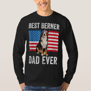 Camiseta Berner Dad American Flag Dog Dueño de Perros Berne