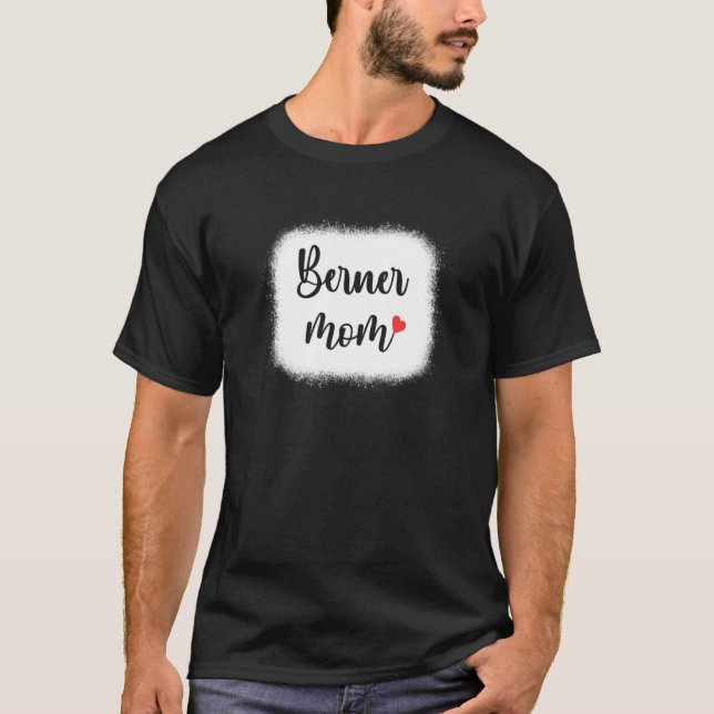 Camiseta Berner Dog Mom Womens Bernese Mountain (Anverso)