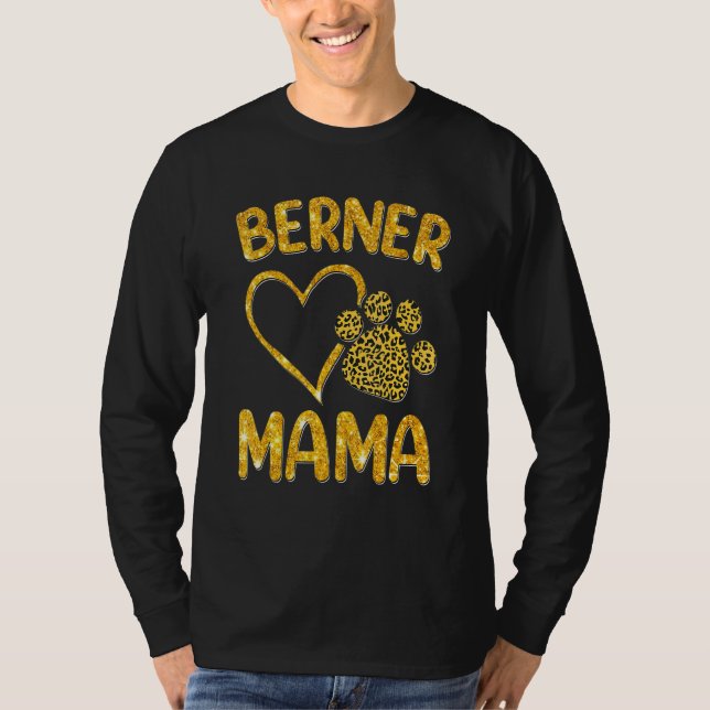 Camiseta Berner Mama Bernese Mountain Dog presenta a Mom Mo (Anverso)