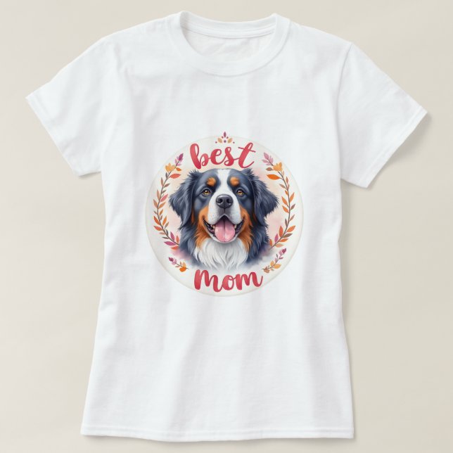 Camiseta Berner Sennen 'Mejor Mamá' (Diseño del anverso)