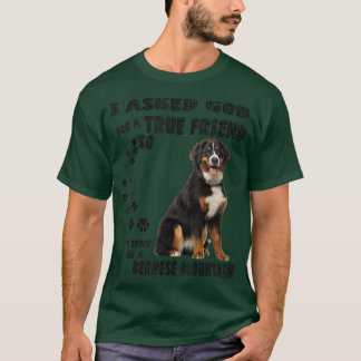 Camiseta Berner Sennenhund Cita a mamá papá Print, Bernese