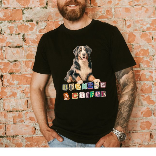 Camiseta Bernese Lovers, Bernese Mountain Dog Retro T-Shirt (Subido por el creador)