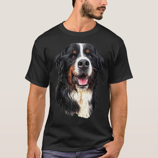 Camiseta Bernese Mountain Dog Cuteness! Essential T-Shirt (Anverso)
