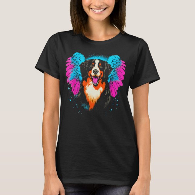 Camiseta Bernese Mountain Dog Heaven (Anverso)
