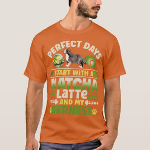 Camiseta Bernese Mountain Dog Matcha Latte