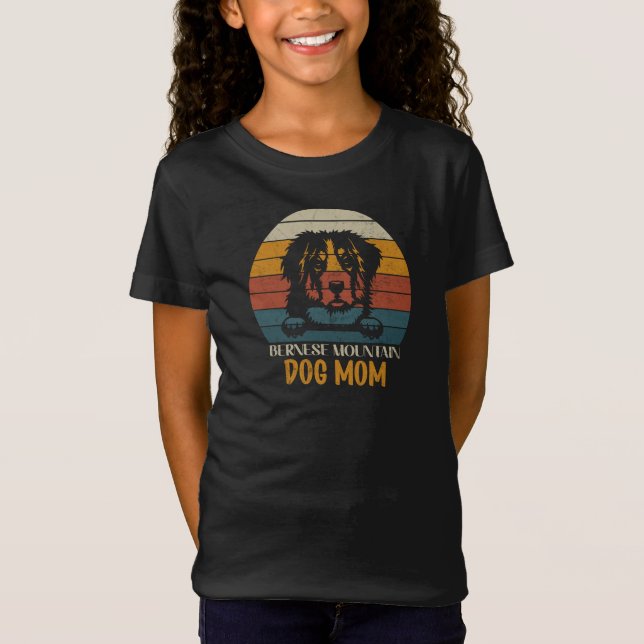 Camiseta Bernese Mountain Dog Mom, mamá de perro de Bernese (Anverso)