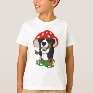 Camiseta Bernese Mountain Dog Mushroom