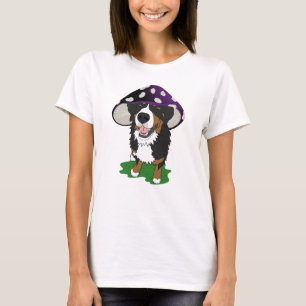 Camiseta Bernese Mountain Dog Mushroom Cap