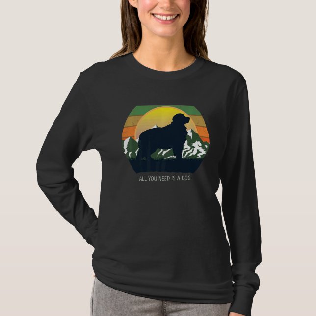 Camiseta Bernese Mountain Dog Retro 9 (Anverso)