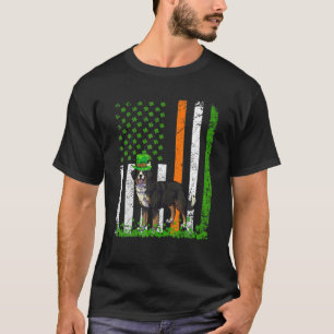 Camiseta Bernese Mountain Dog St Patricks Day Irlanda Améri