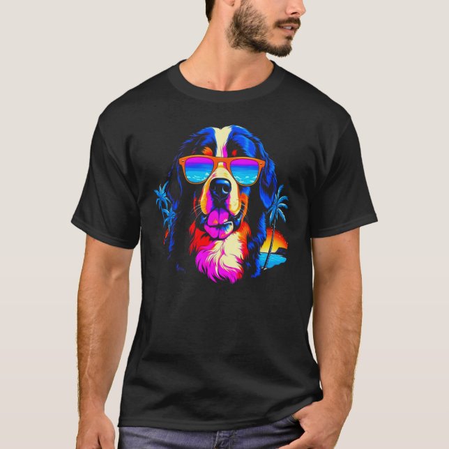 Camiseta Bernese Mountain Dog Summer Party (Anverso)