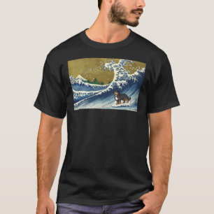 Camiseta Bernese Mountain Dog surfing Classic T-Shirt