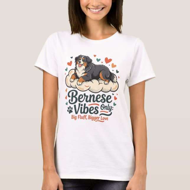 Camiseta Bernese Mountain Dog T Shirt - Solo para los peine (Anverso)