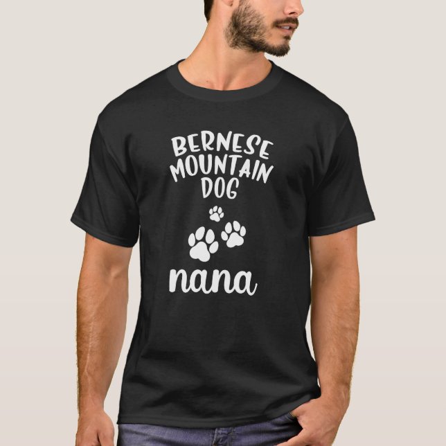 Camiseta Bernese Mountain Nana Cute Dog Berner (Anverso)