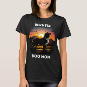 Camiseta Bernese y el sol naciente para la madre del perro 