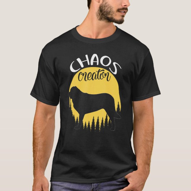 Camiseta Bernhardiner Dog Retro (Anverso)