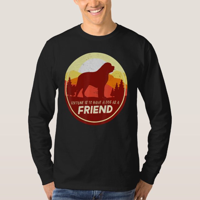 Camiseta Bernhardiner Dog Retro 12 (Anverso)