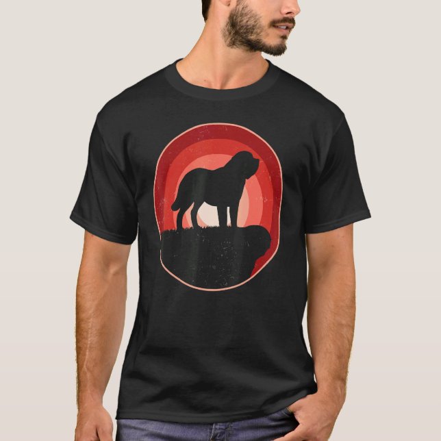 Camiseta Bernhardiner Dog Retro 22 (Anverso)