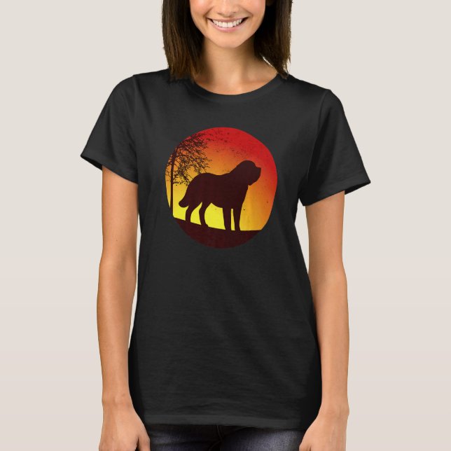 Camiseta Bernhardiner Dog Retro 25 (Anverso)