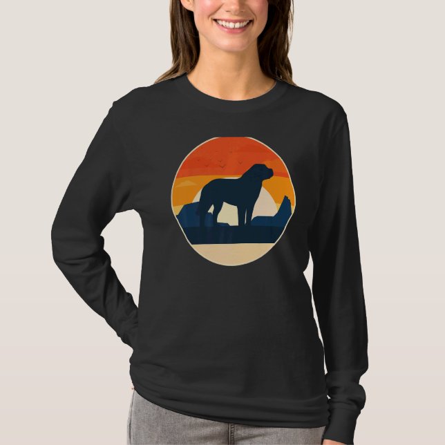 Camiseta Bernhardiner Dog Retro 27 (Anverso)