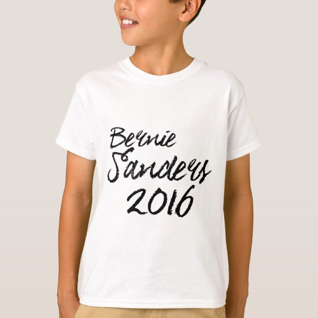 Camiseta Bernie Sanders 2016 Firma (Anverso)