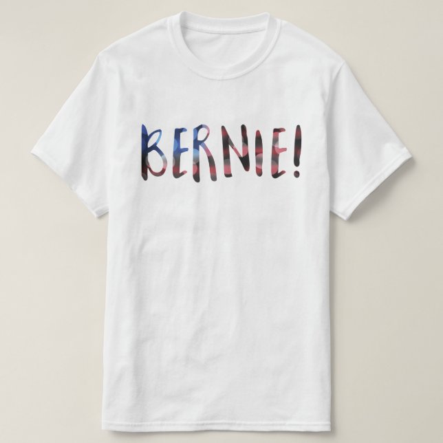 Camiseta bernie sanders bokeh (Diseño del anverso)