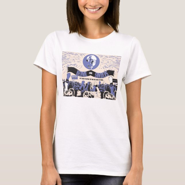 Camiseta Bernie Sanders for President (Anverso)