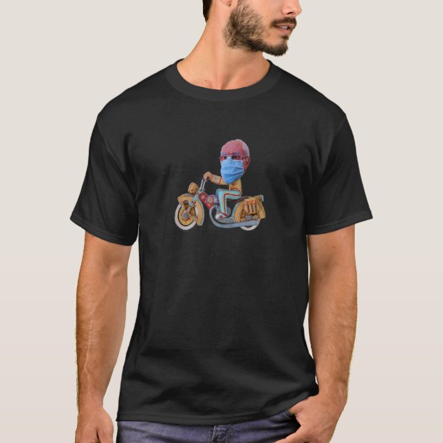 Camiseta Bernie Sanders Mask Aztec Moto Bern Rubber Pop Cul (Anverso)