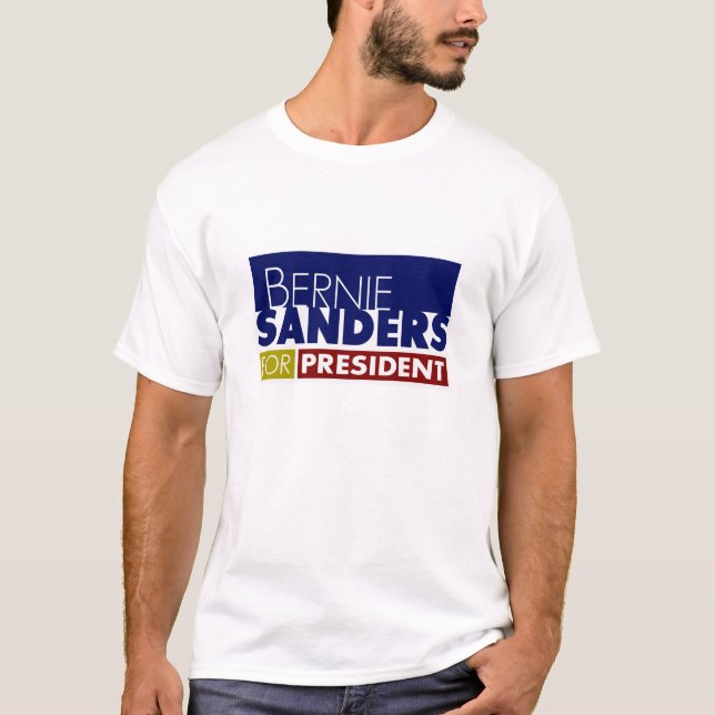 Camiseta Bernie Sanders para el presidente V1 (Anverso)