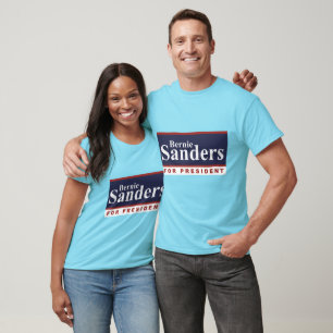 Camiseta Bernie Sanders para el Rótulo de la campaña presid