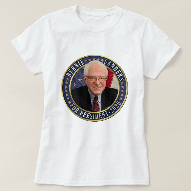 Camiseta Bernie Sanders para la foto del presidente demócra (Diseño del anverso)