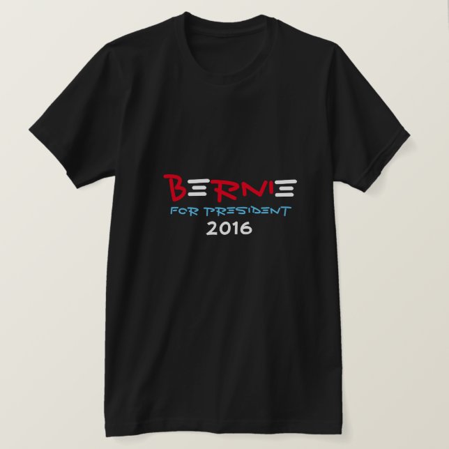 Camiseta Bernie Sanders Presidente (Anverso del diseño)