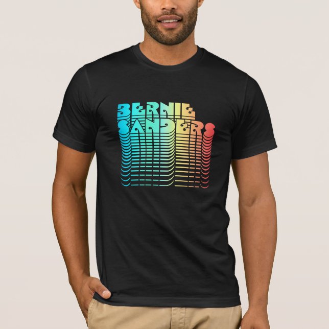 Camiseta Bernie Sanders Retro 70s 80s (Anverso)