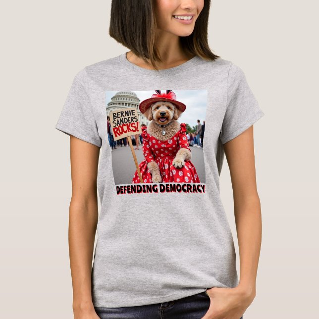 Camiseta Bernie Sanders Rocks (Anverso)