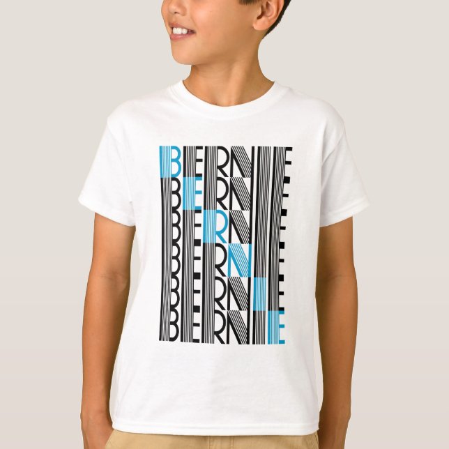 Camiseta BERNIE sanders textual (Anverso)