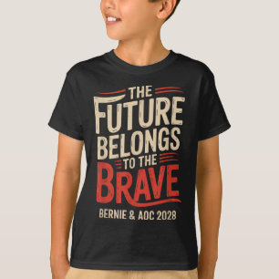 Camiseta Bernie Sanders Y Aoc 2028 Para La Campaña Presiden