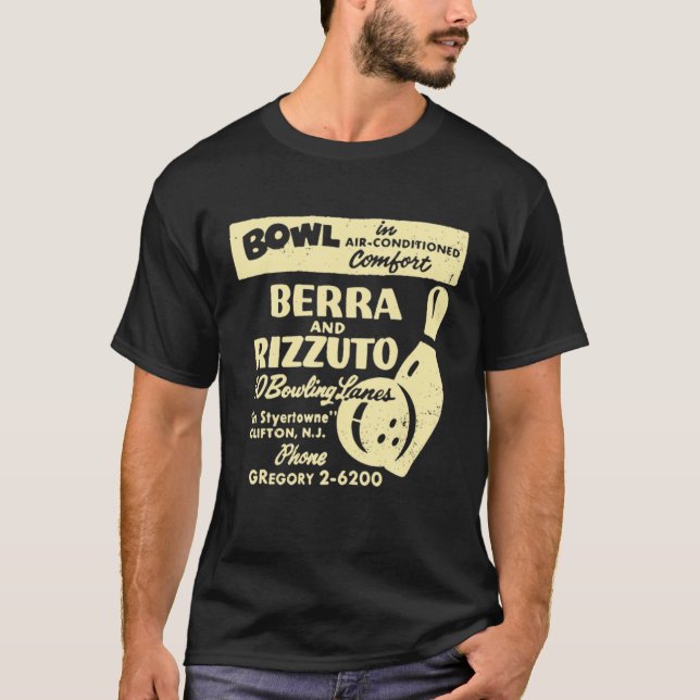 CAMISETA BERRA Y RIZZUTO BOWLING LANES (Anverso)