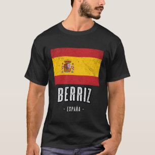 Camiseta Berriz España Es Bandera Ciudad Bandera Ropa