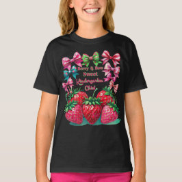 Camiseta Berry and Bow Sweet Kindergarten Chic