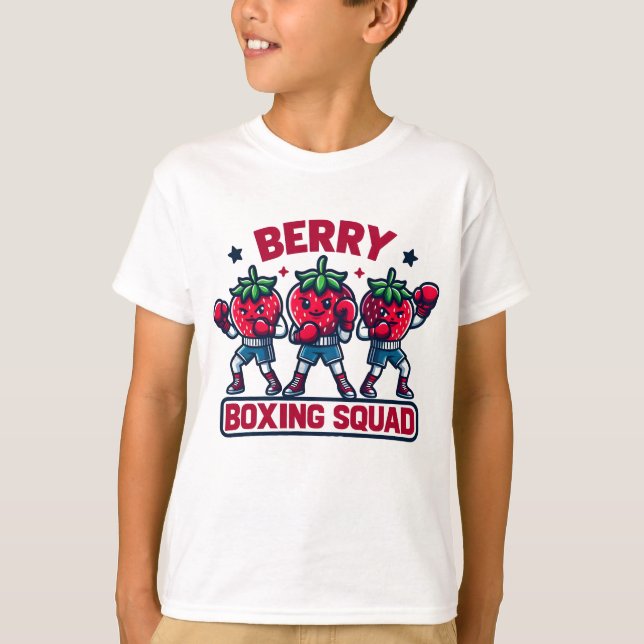 Camiseta Berry Boxing Squad Team Strawberry (Anverso)